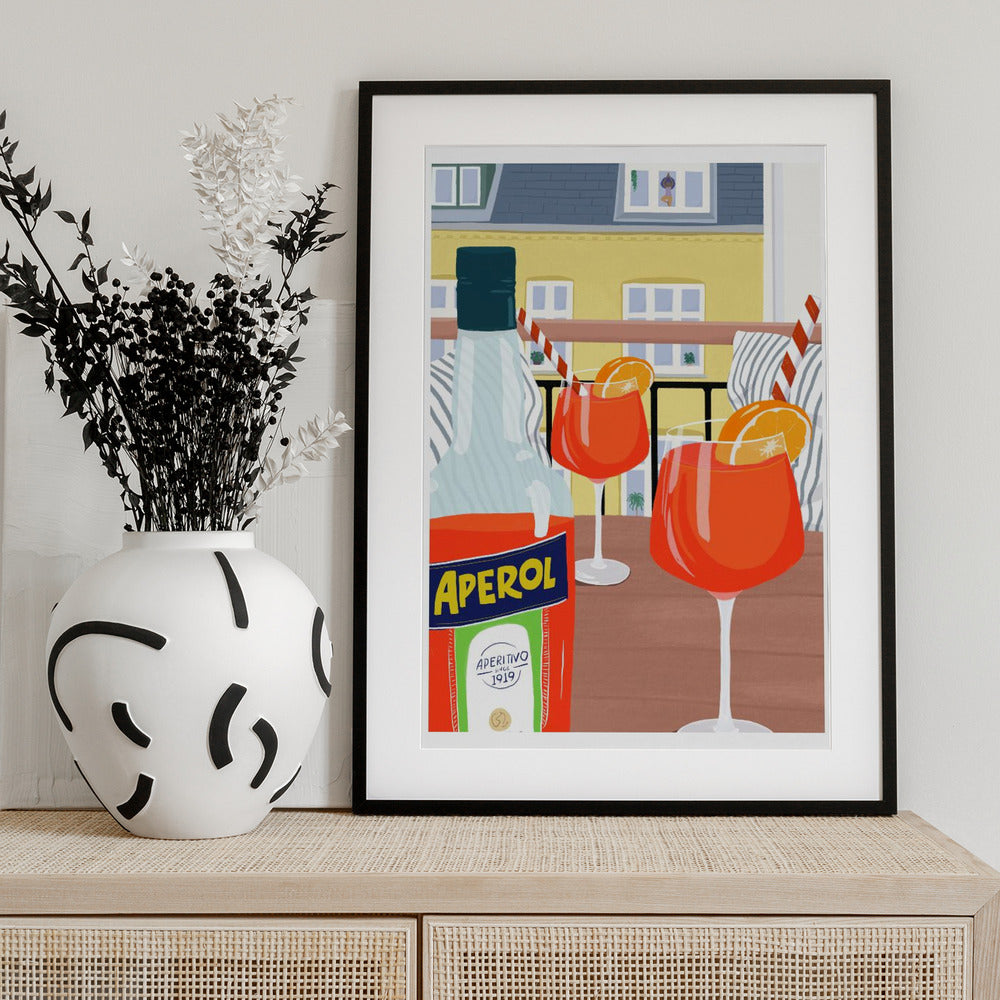 Balcony &quot;Hygge&quot; - Art Print by ByKammille