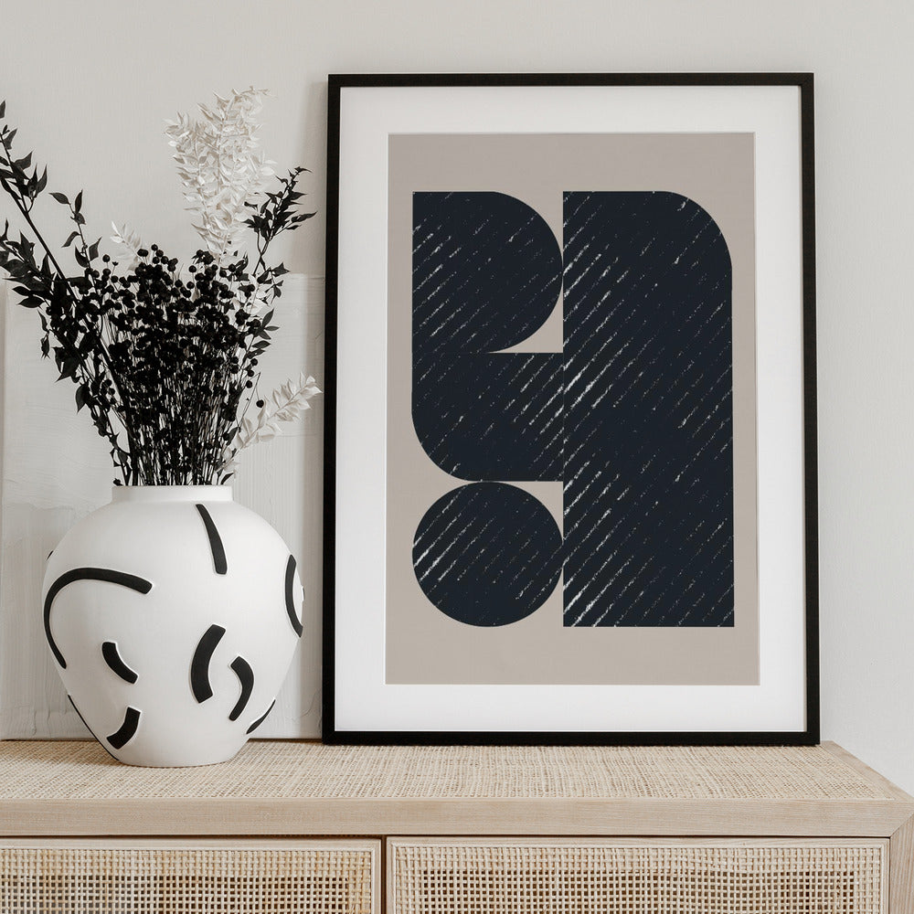 Geometric Harmony - Art Print by THE MIUUS STUDIO