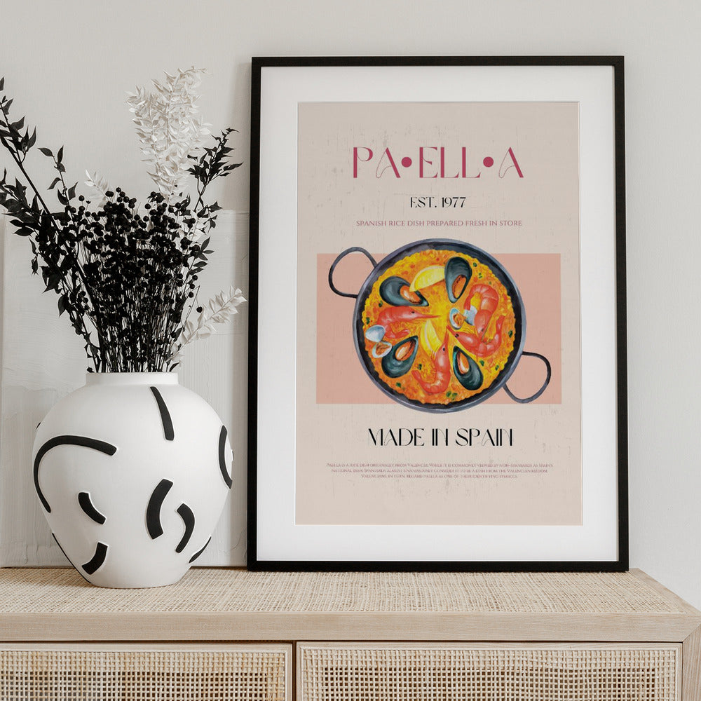Paella Delight - Art Print by Nazma Khokhar