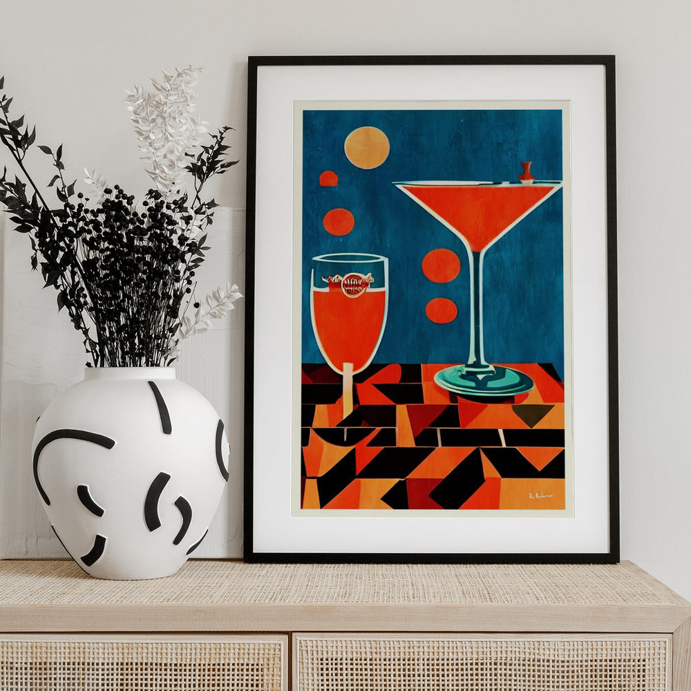 Midnight In Napoli - Art Print by Bo Anderson