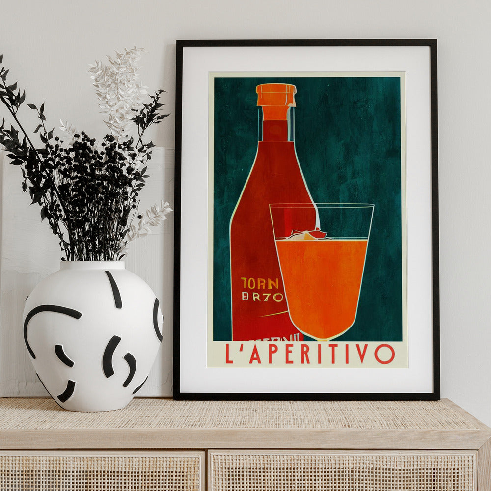 L'aperitivo - Art Print by Bo Anderson