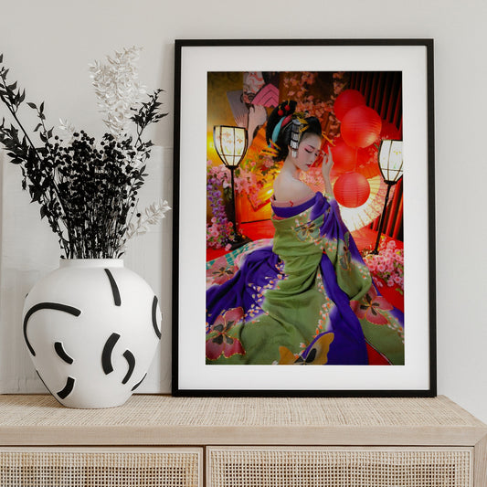 花魁 - Art Print by boss