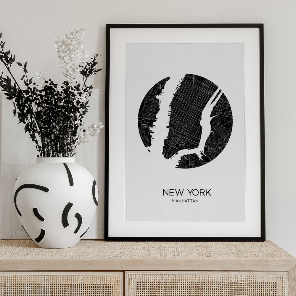 Circular Cityscape - Art Print by THE MIUUS STUDIO