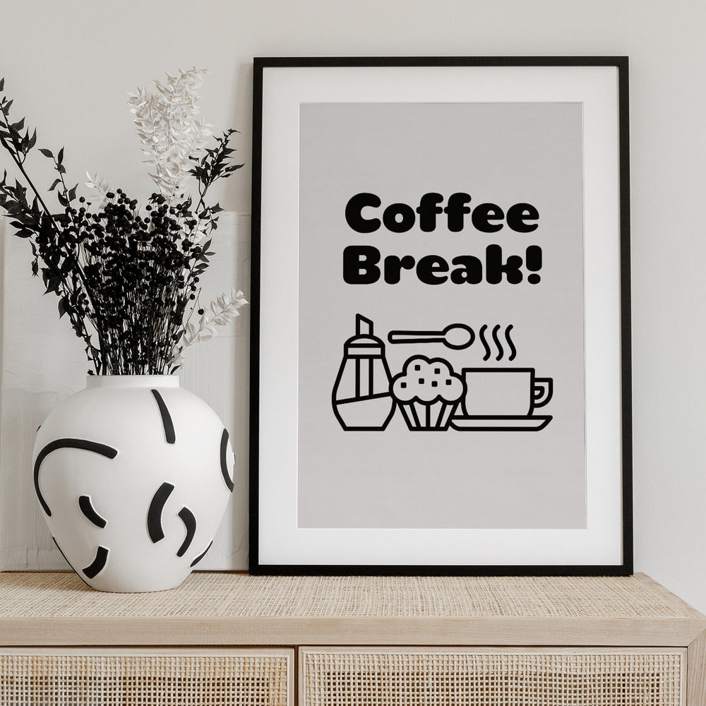 Coffee Break - Art Print by FINE FINE STUFF