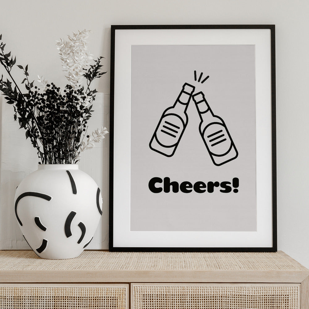 Cheers - Art Print by FINE FINE STUFF