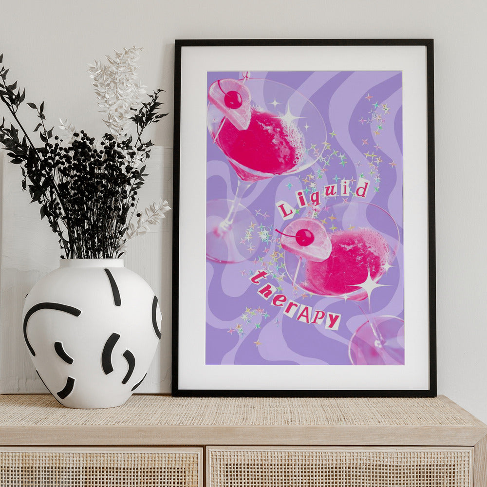 Liquid therapy - Art Print by Athene Fritsch