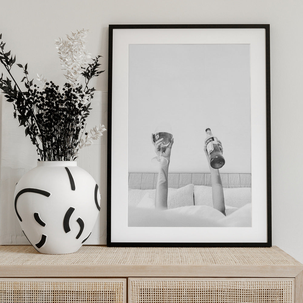 Aperol In Bed Grainy - Art Print by Pictufy Studio III