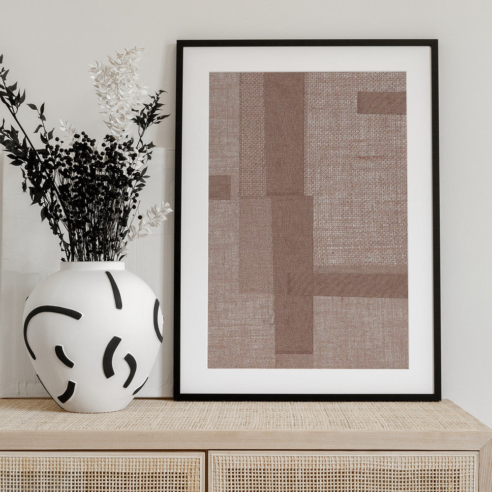 Textured Geometry - Art Print by THE MIUUS STUDIO