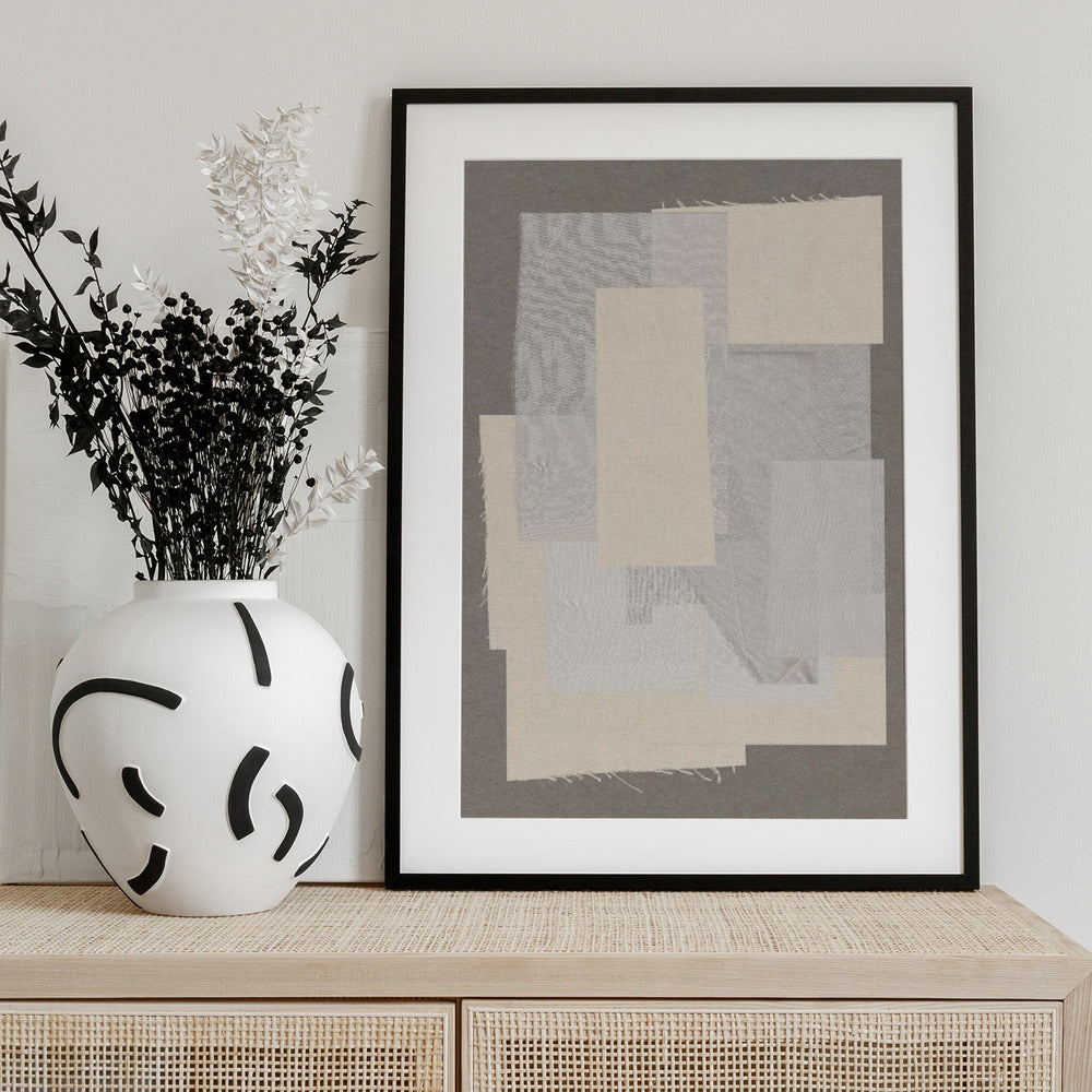 Textured Layers - Art Print by THE MIUUS STUDIO