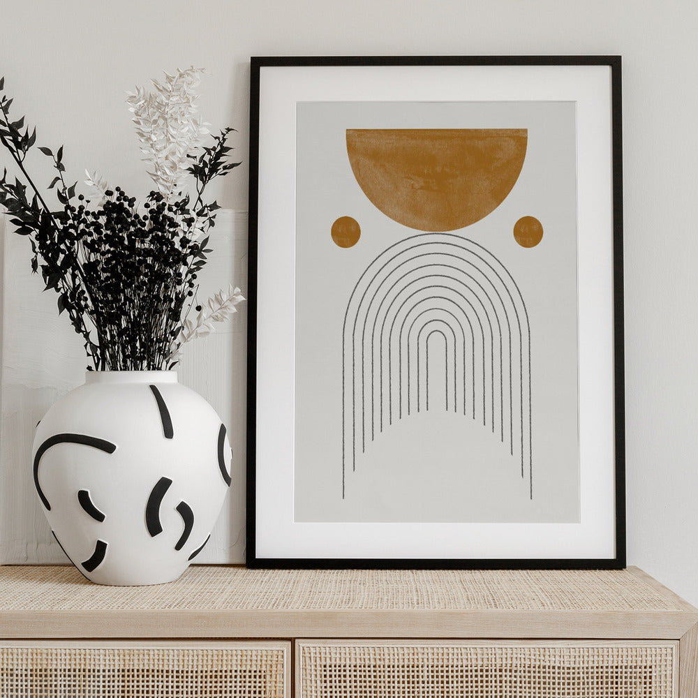 Geometric Harmony - Art Print by THE MIUUS STUDIO