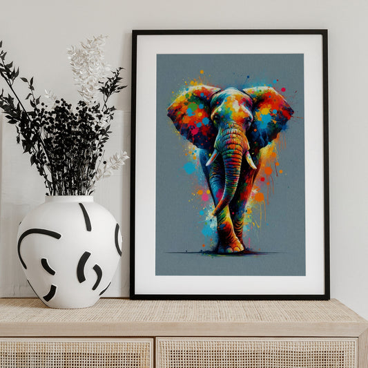 The Elephant - Art Print by Andreas Magnusson