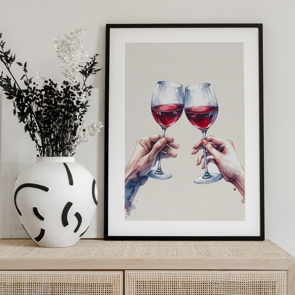 Cheers to us - Art Print by Andreas Magnusson