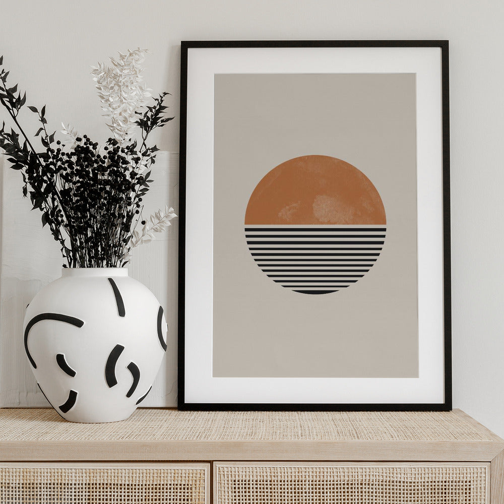 Striped Horizon - Art Print by THE MIUUS STUDIO