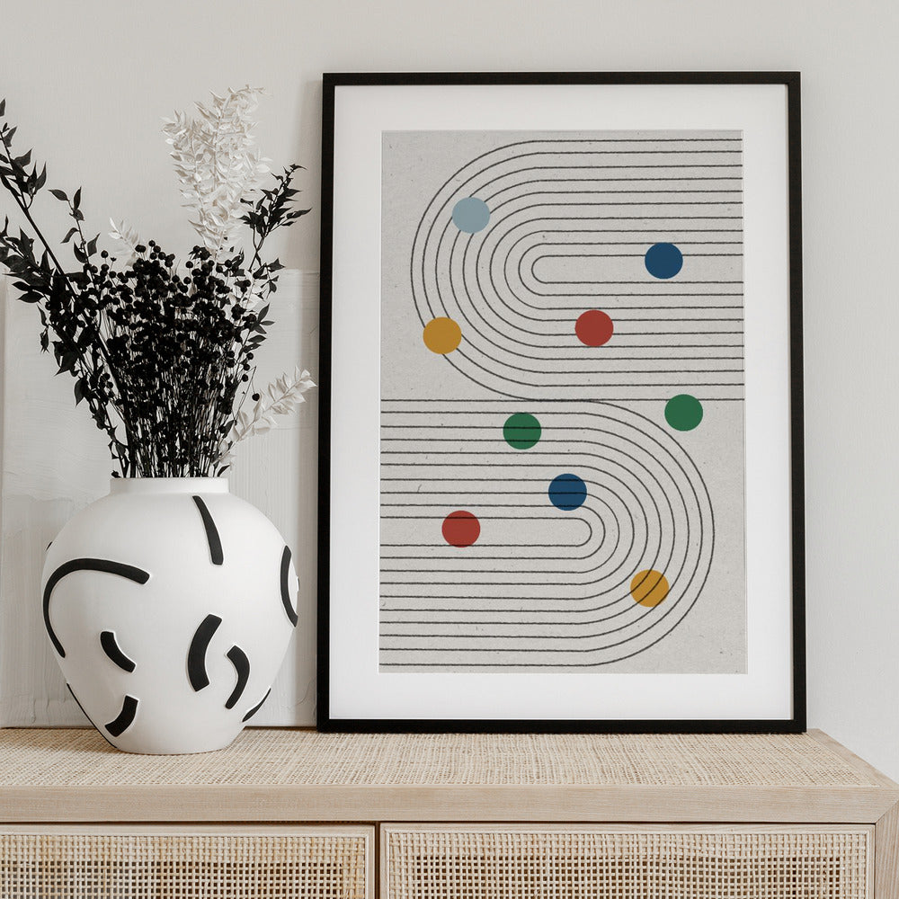 Curved Pathways - Art Print by THE MIUUS STUDIO