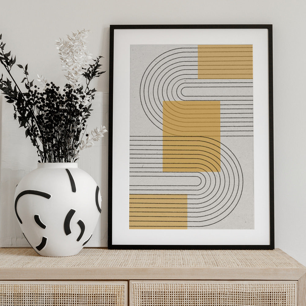 Curved Harmony - Art Print by THE MIUUS STUDIO