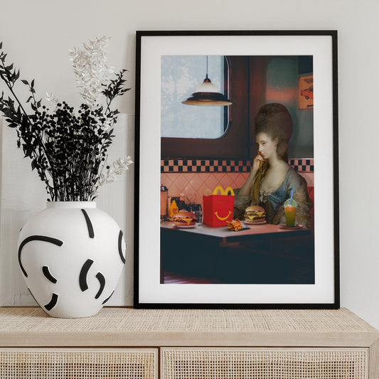 You Left Me Thrown - Art Print by Dikhotomy