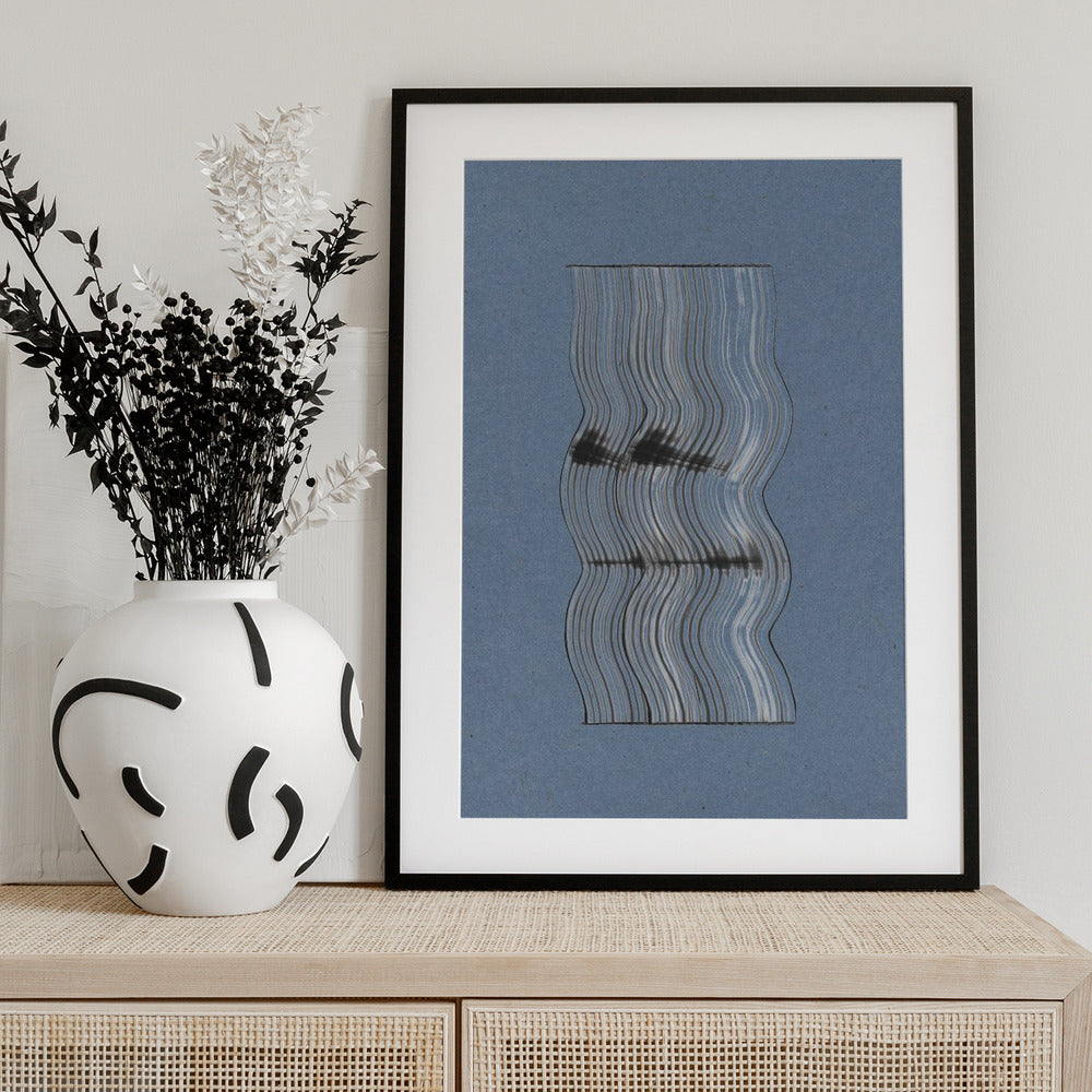 Wavy Reflections - Art Print by THE MIUUS STUDIO