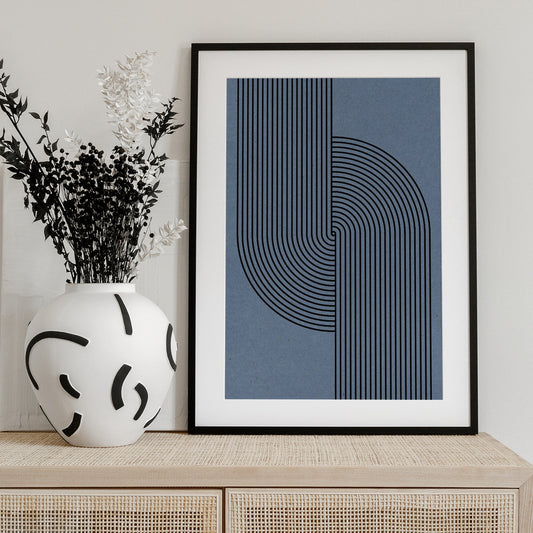 Curved Symmetry - Art Print by THE MIUUS STUDIO