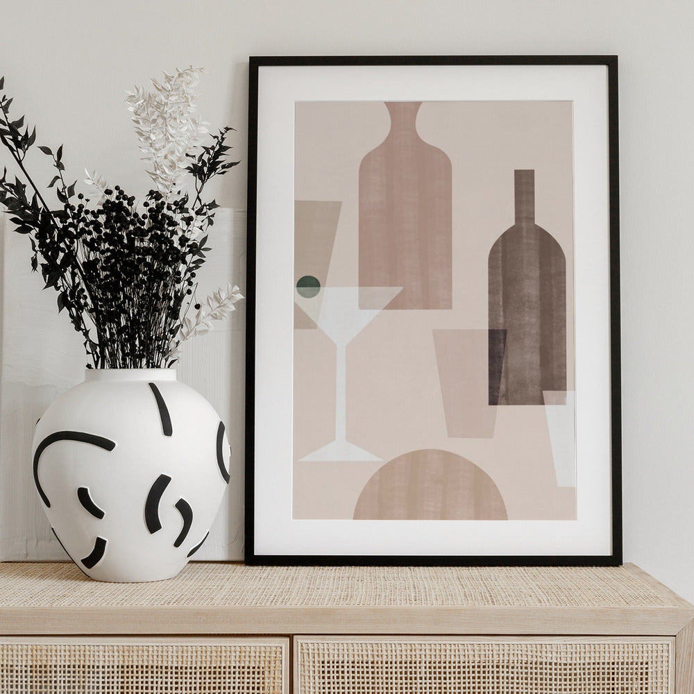 Martini - Art Print by Kit Agar