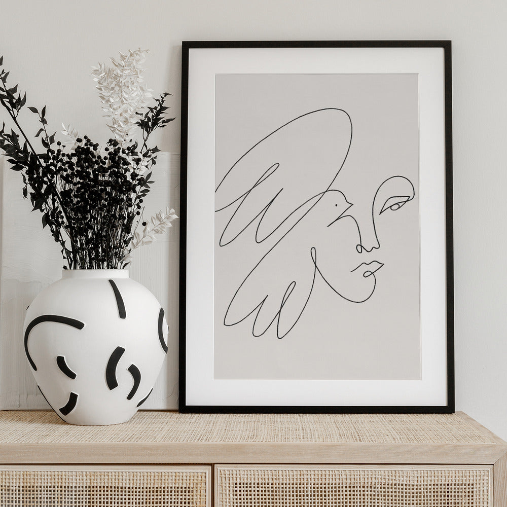 Dove - Art Print by Kit Agar