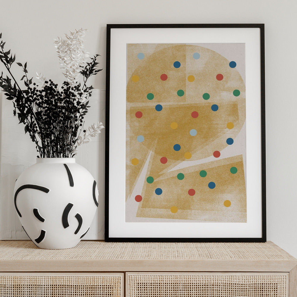 Polka Dot Harmony - Art Print by THE MIUUS STUDIO