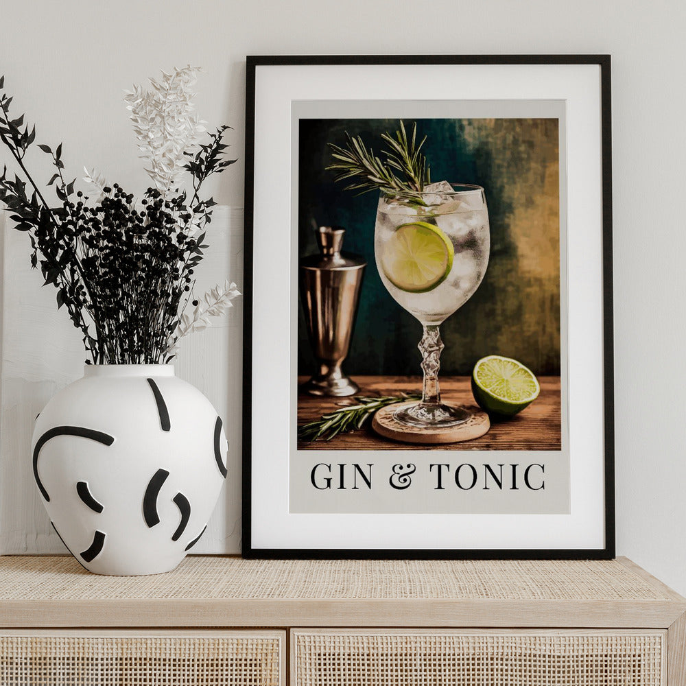 Gin and Tonic - Art Print by Andreas Magnusson