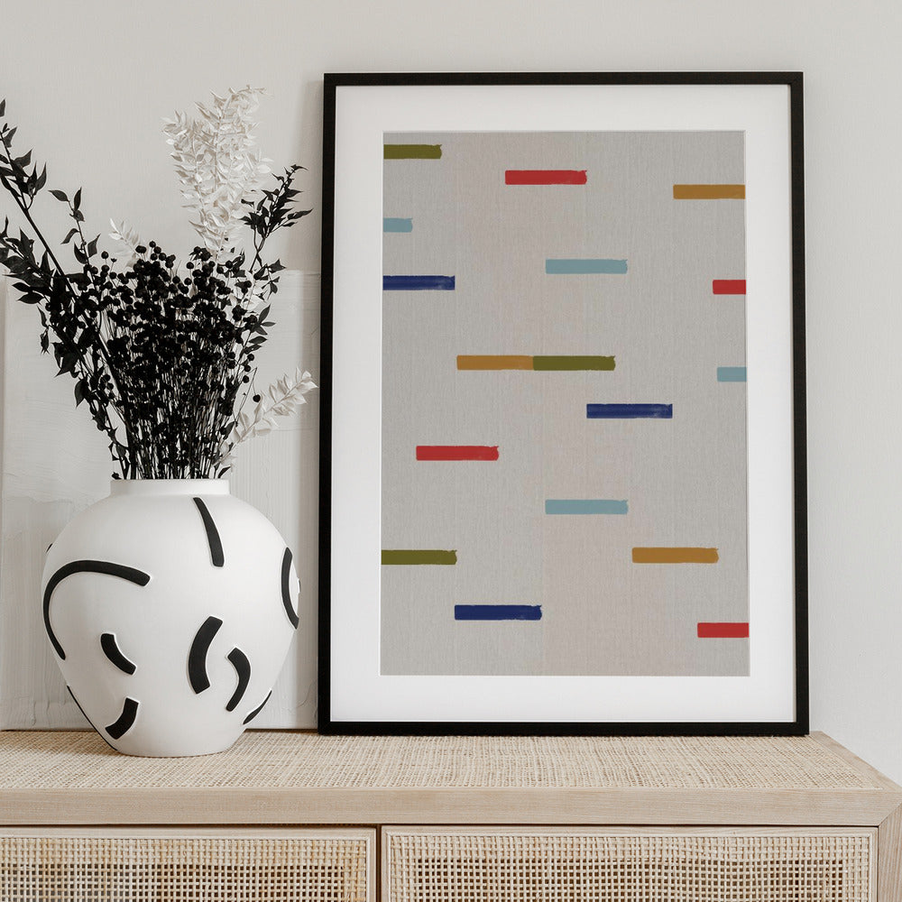 Colorful Strokes - Art Print by THE MIUUS STUDIO