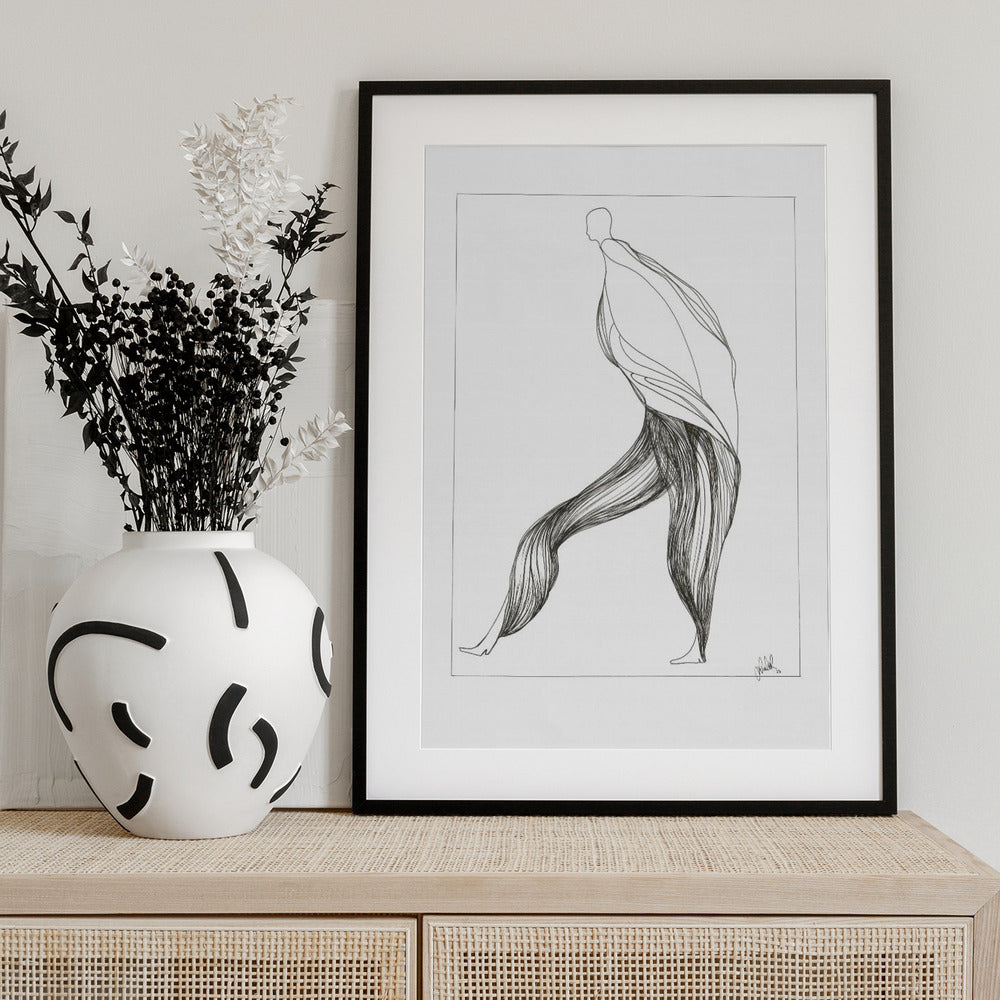 Glide - Art Print by Lor Muller