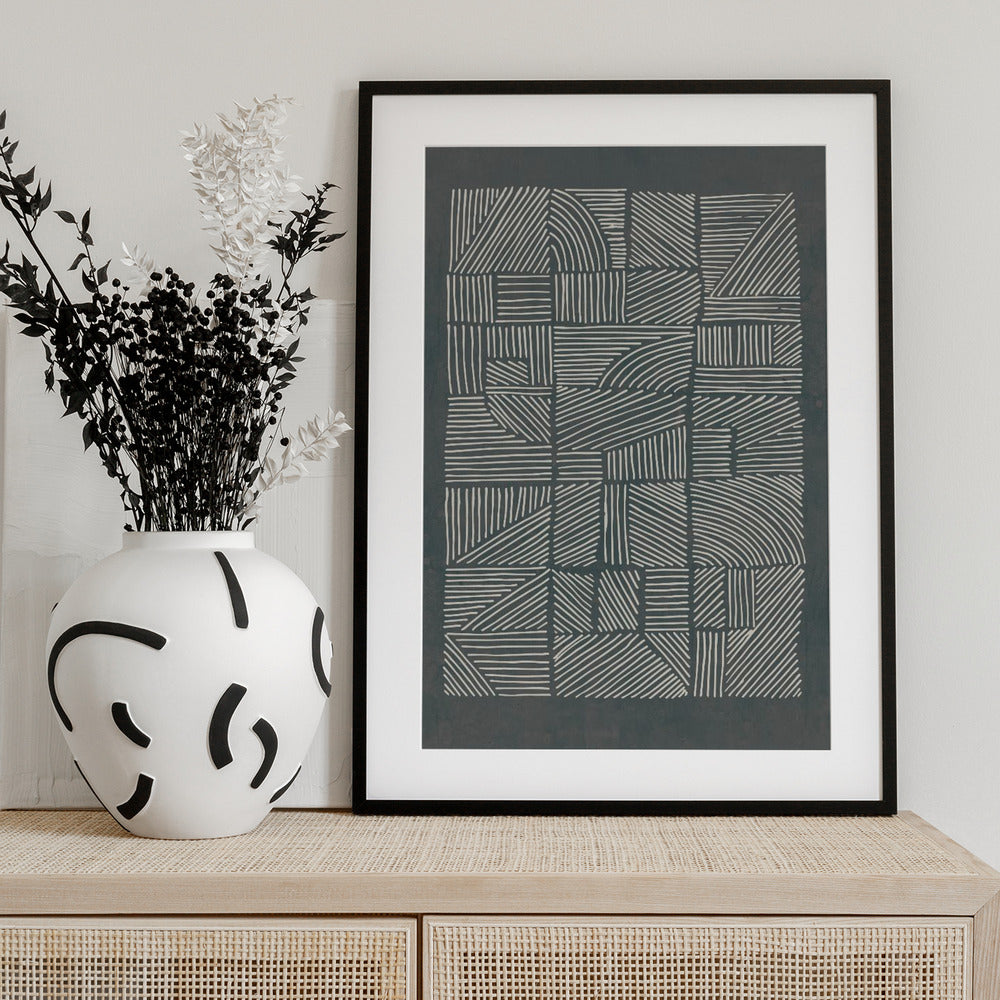 Irregular Pattern - Art Print by Lucrecia Caporale