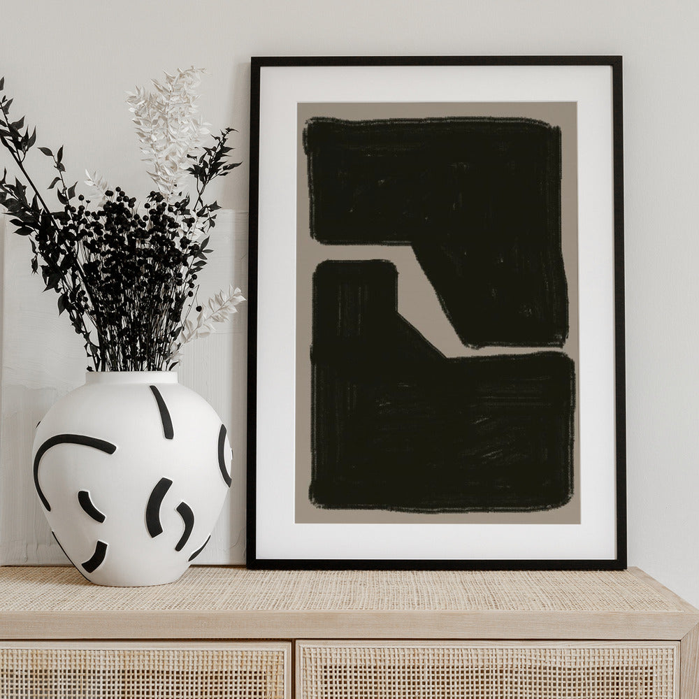 Abstract Contrast - Art Print by THE MIUUS STUDIO