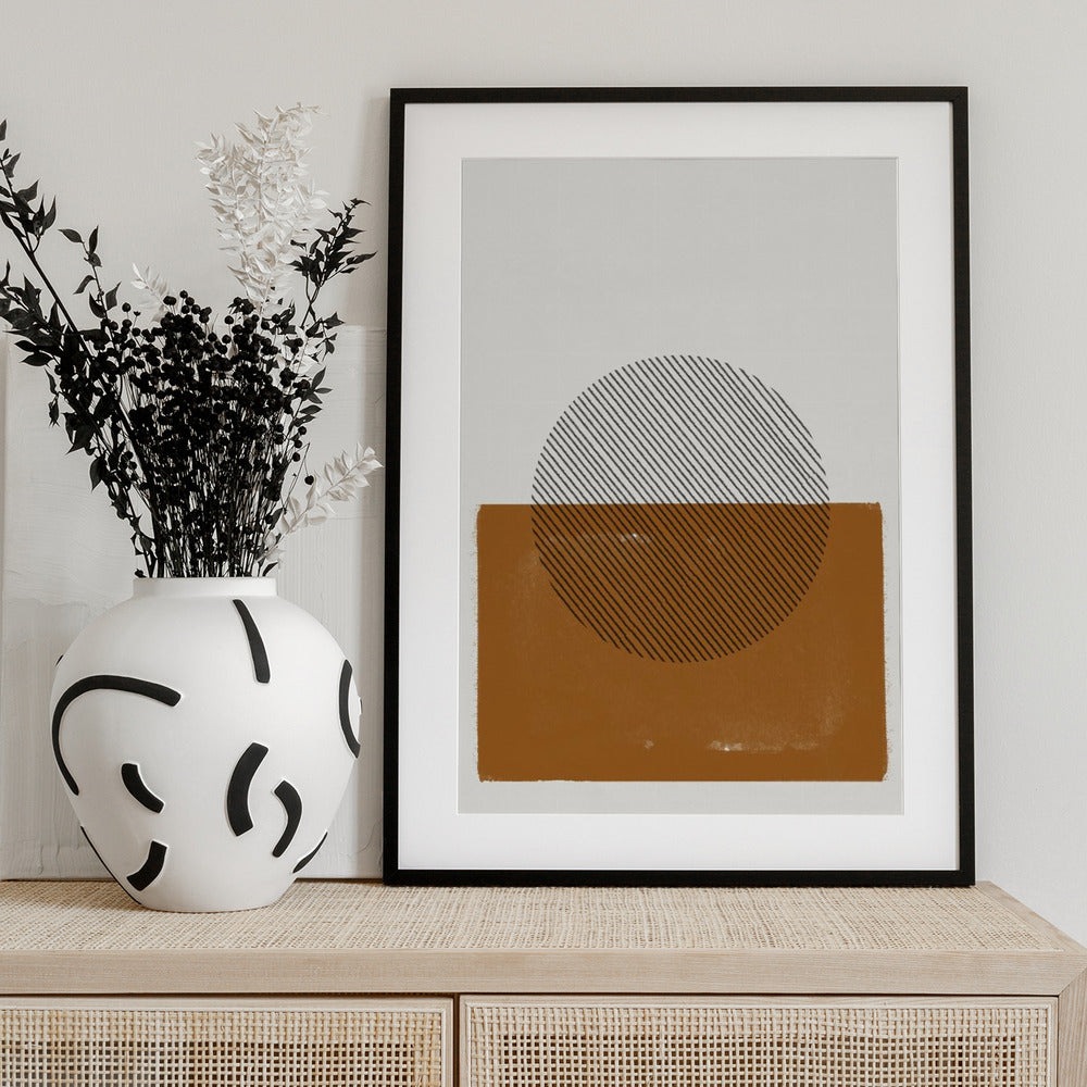 Striped Horizon - Art Print by THE MIUUS STUDIO