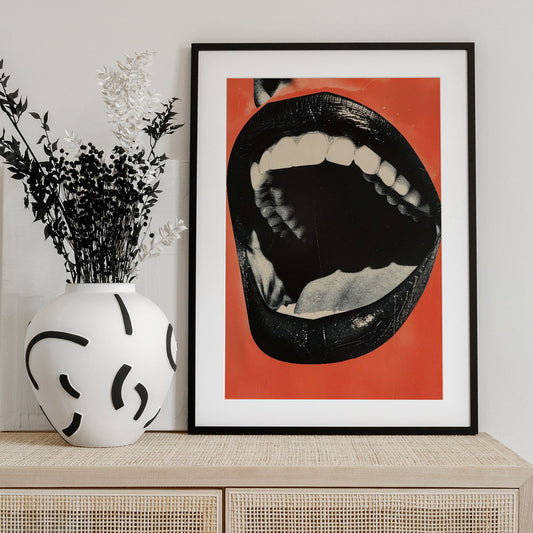 The Mouth - Art Print by Andreas Magnusson