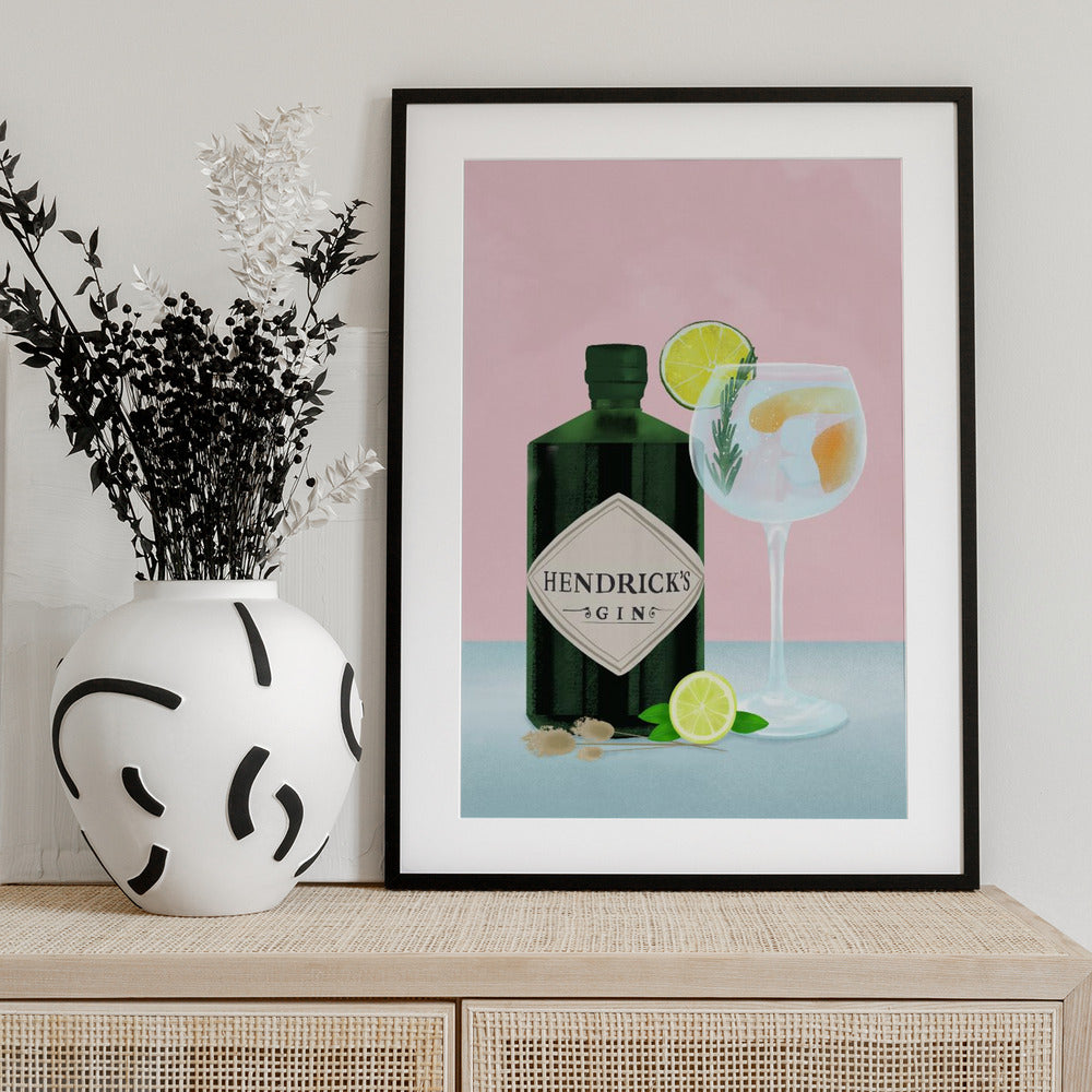 Gin Tonic - Art Print by Petra Lizde