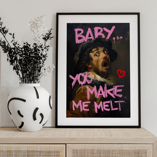 Baby You Make Me Melt - Art Print by Dikhotomy