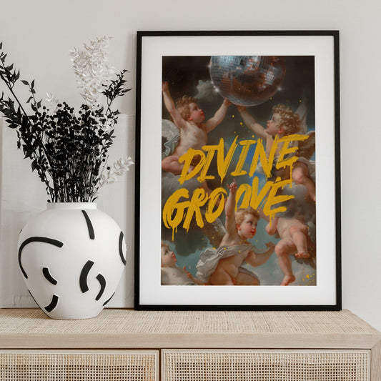 Divine Groove - Art Print by Dikhotomy