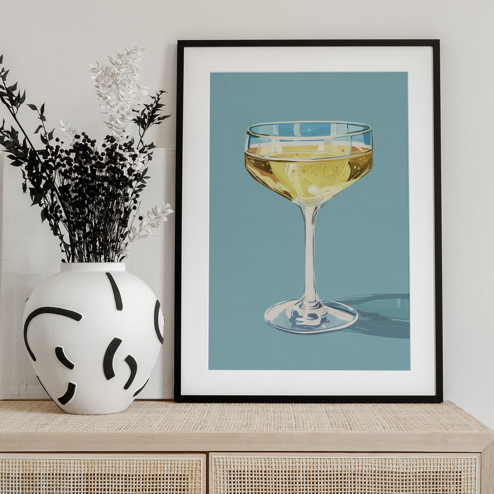 Champagne - Jolly and Dash - Art Print by Jolly and Dash