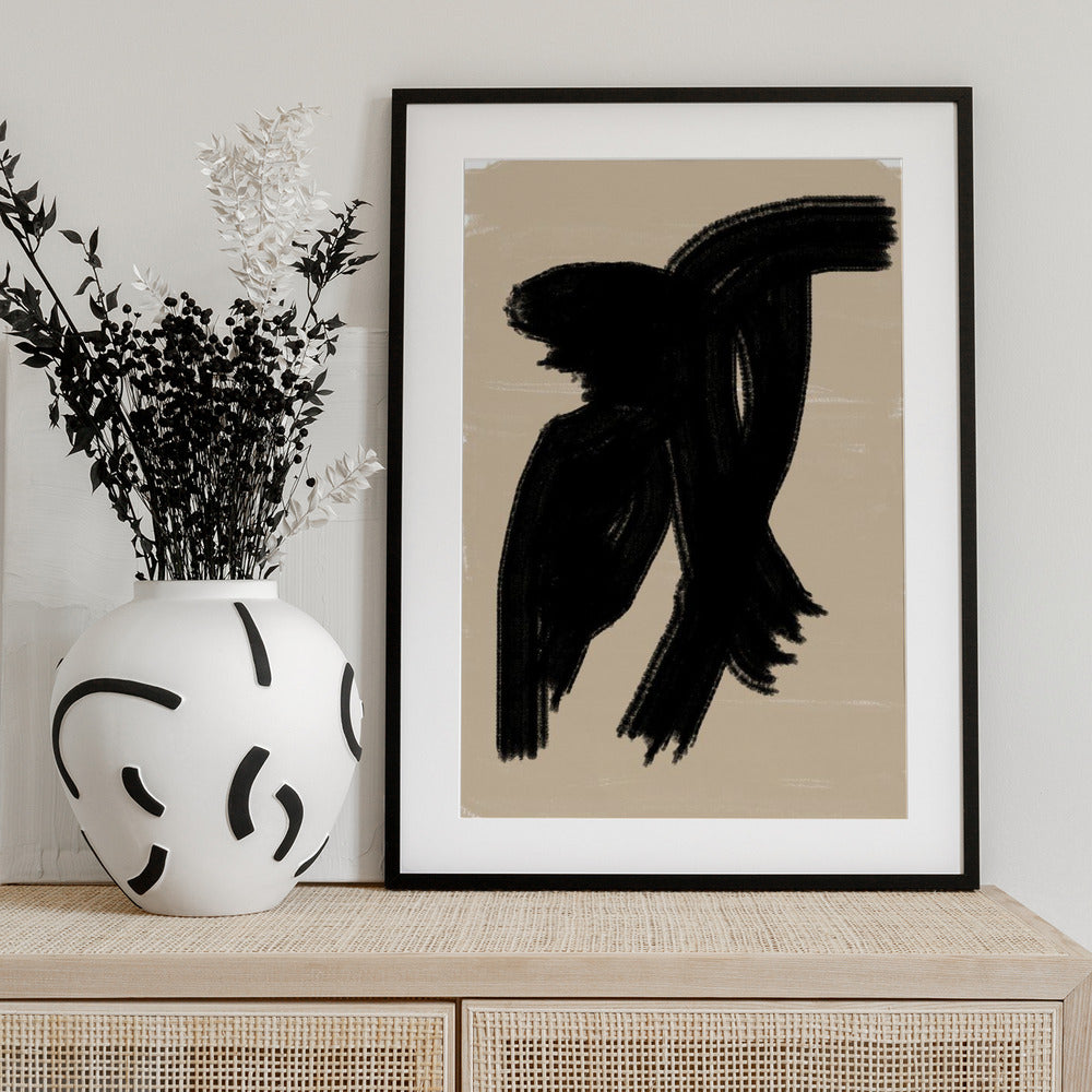 Shadowy Elegance - Art Print by THE MIUUS STUDIO