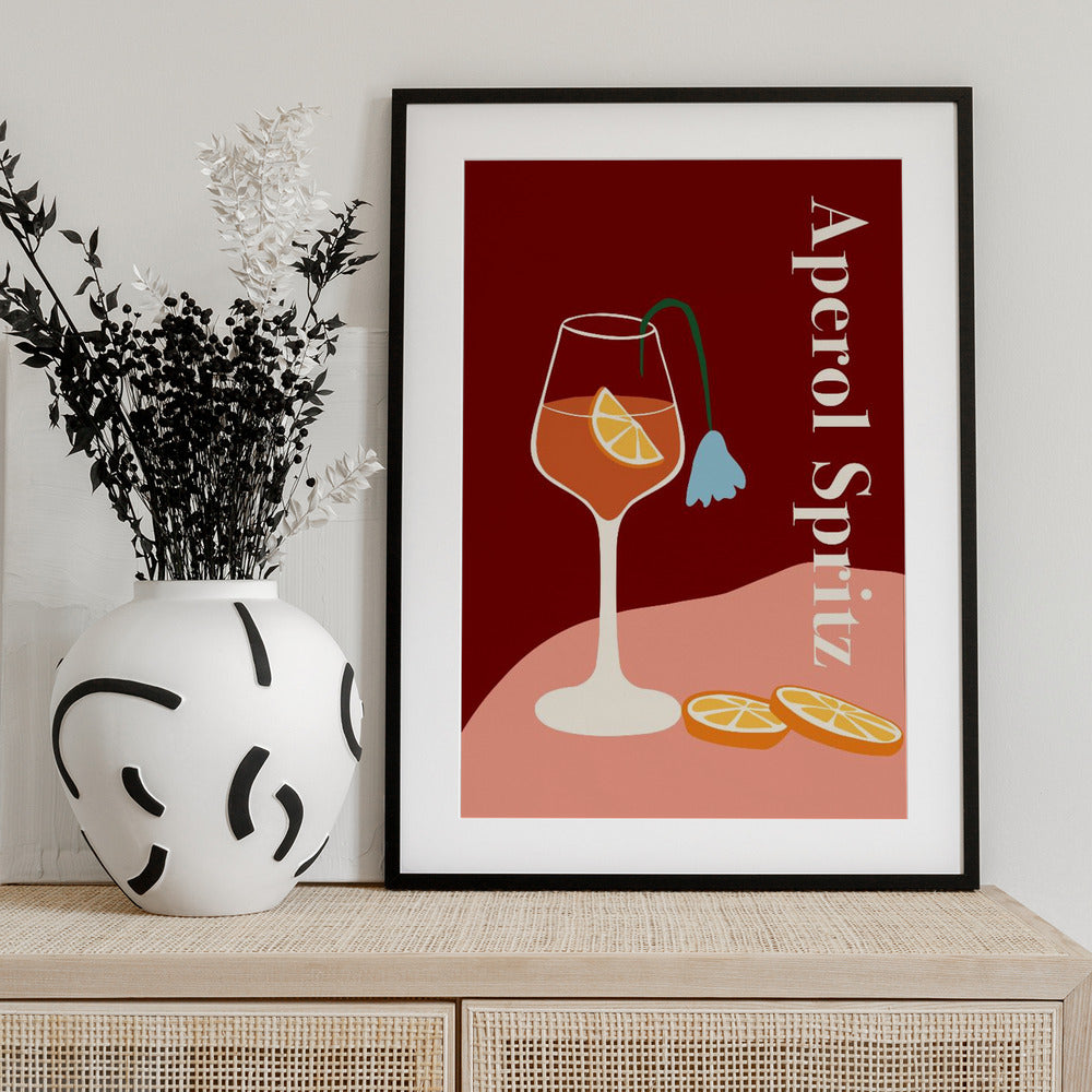 Aperol Spritz - Art Print by Miho Art Studio