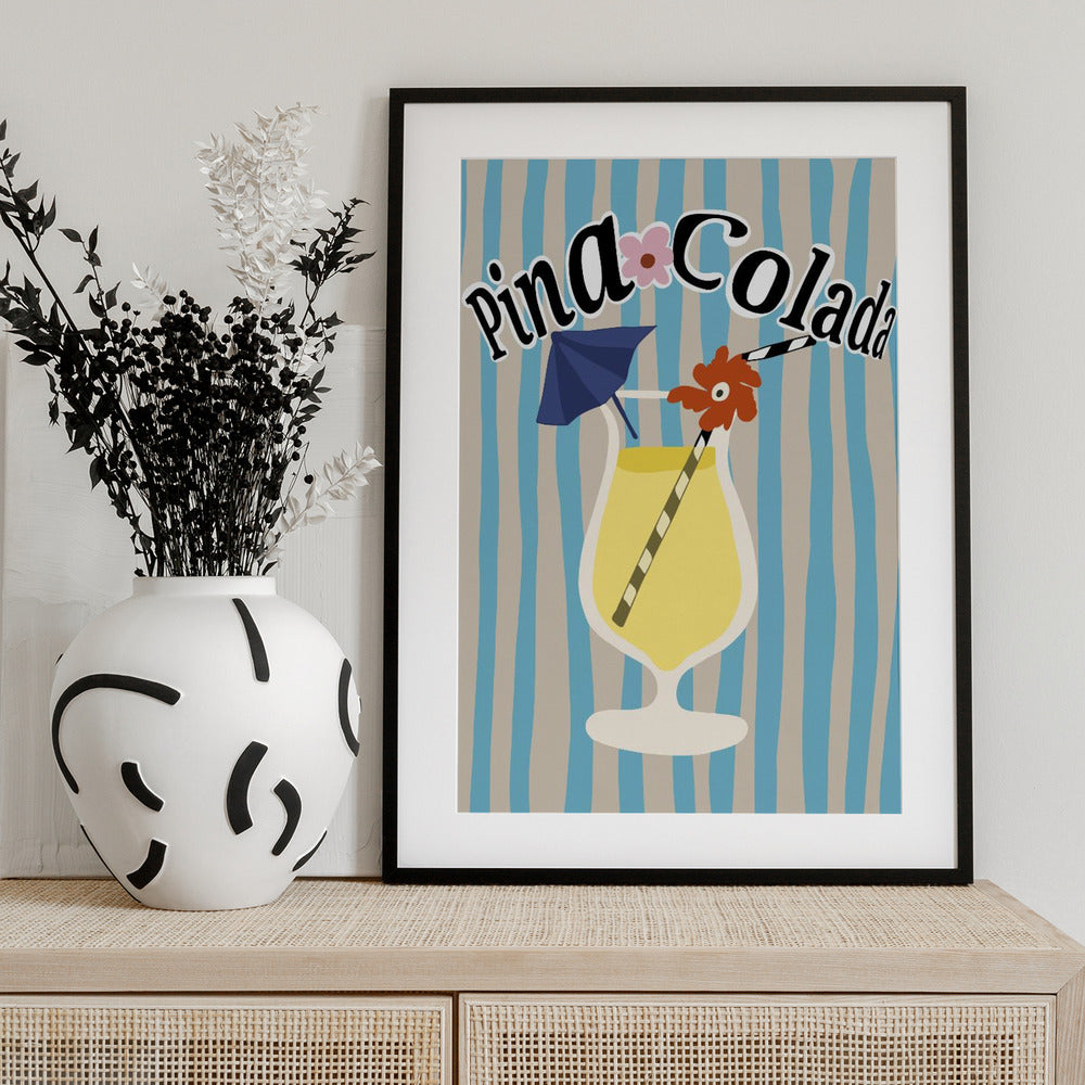 Pina Colada - Art Print by Miho Art Studio