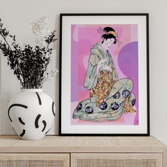 Geisha I - Art Print by Osvaldo Russo