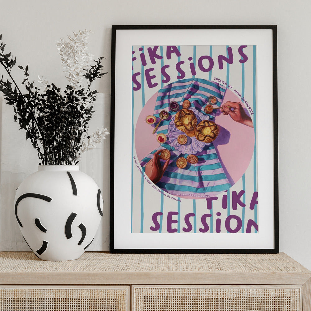In the Lavender Shadows - Art Print by Anna Zdanowicz