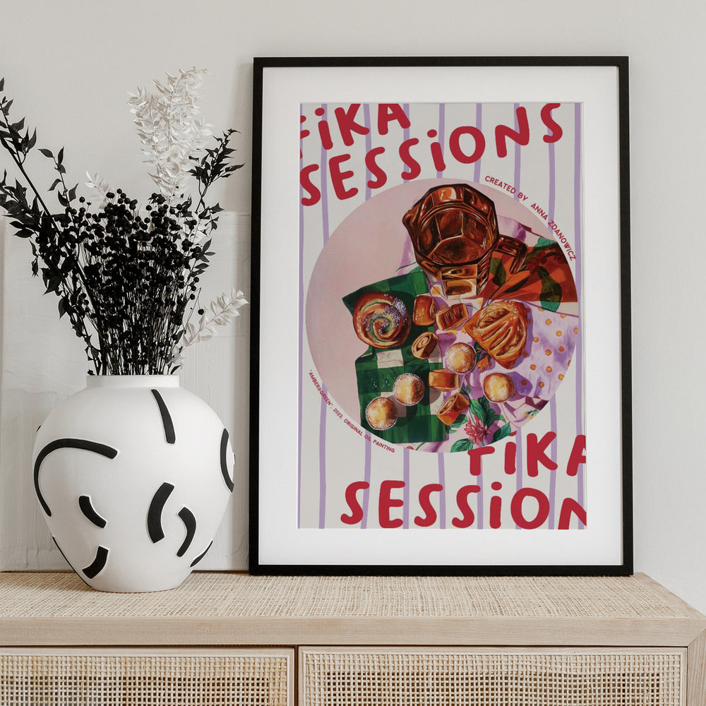 Amber and Green - Art Print by Anna Zdanowicz