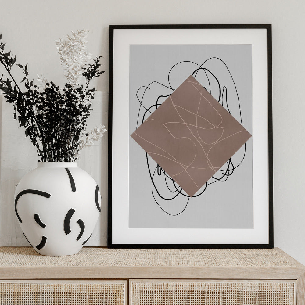 Lines and Shapes 11 - Art Print by Mareike Böhmer