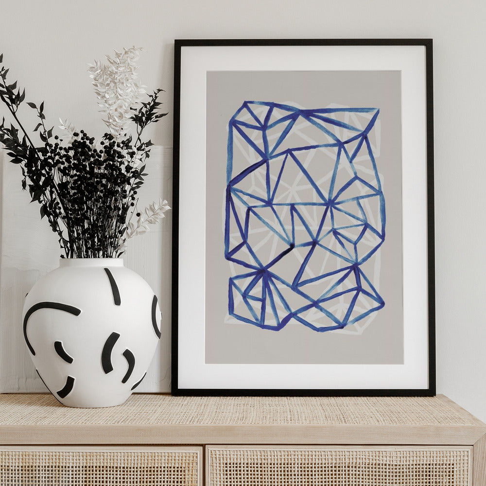 The Grid 1 - Art Print by Mareike Böhmer