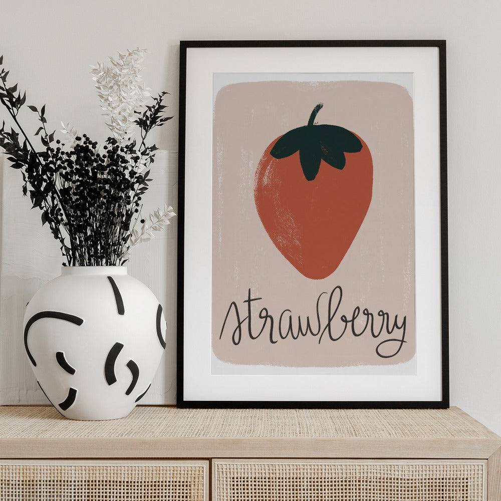 Strawberry - Art Print by Menina Lisboa