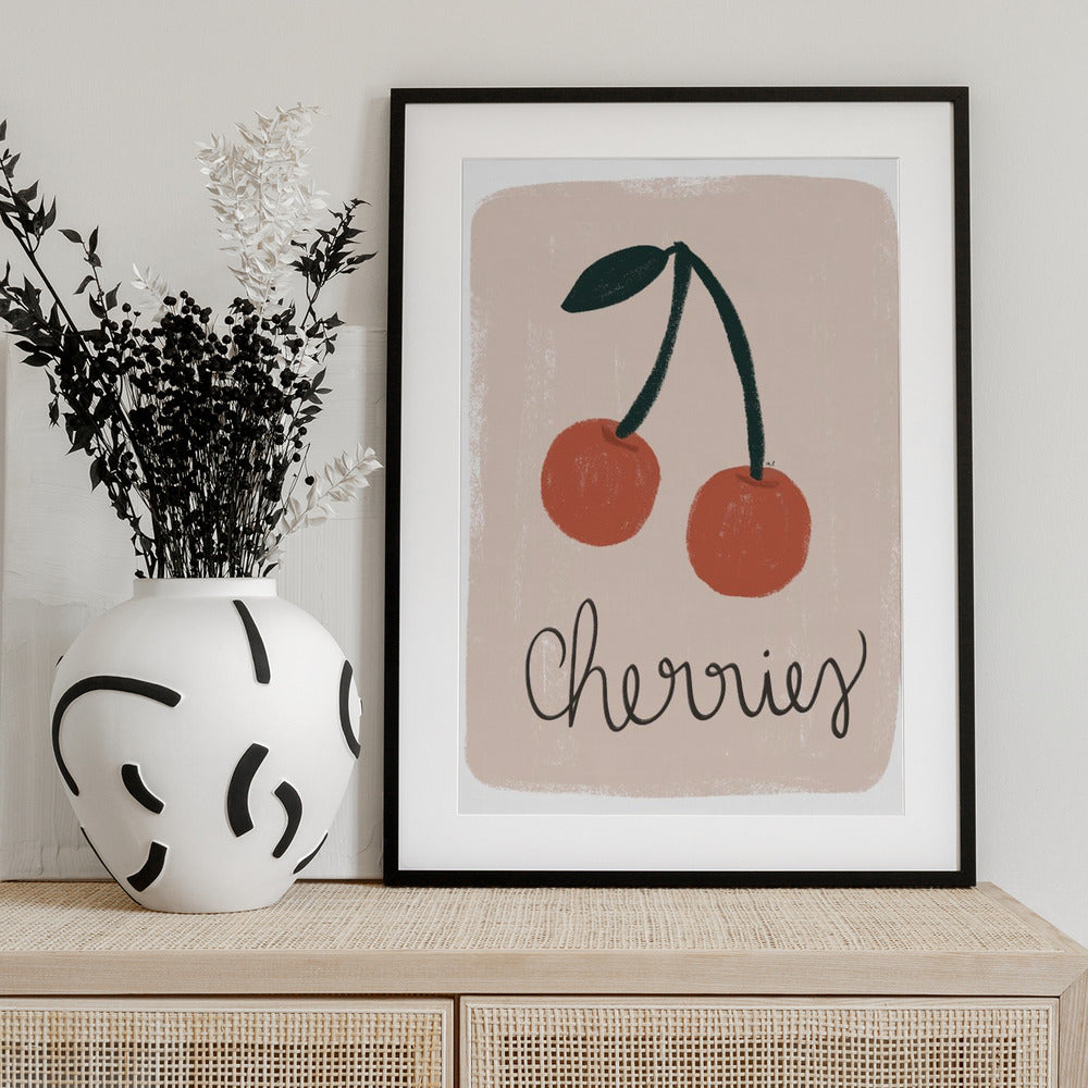 Cherries - Art Print by Menina Lisboa