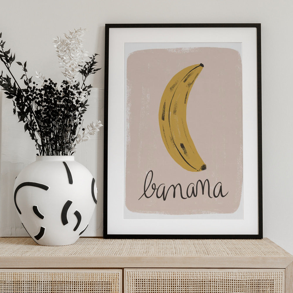 Banana - Art Print by Menina Lisboa