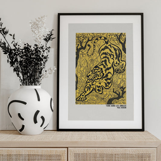 Tigre Dans Les Jungles Poster - Art Print by Paul Ranson