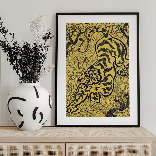 Tigre Dans Les Jungles - Art Print by Paul Ranson