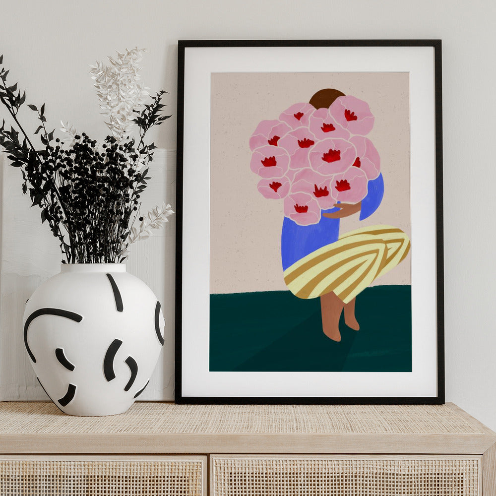 Bouquet of Flowers - Art Print by Bea Müller